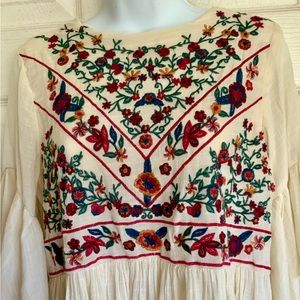 NWOT…UMGEE… Embroidered Boho dress